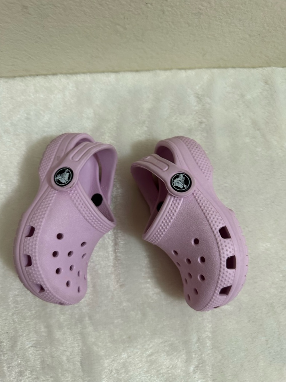 CROCS Kids pink Classic Clog Sandals